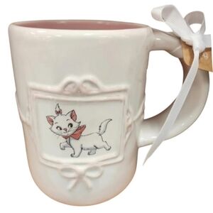 Disney Rae Dunn MARIE The Aristocats 2-sided White Mug